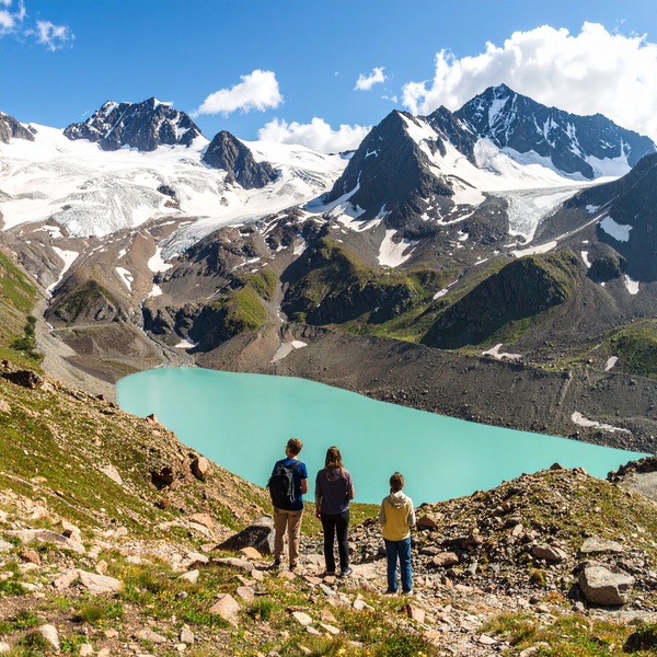  4 lacs d'origine glaciaire 